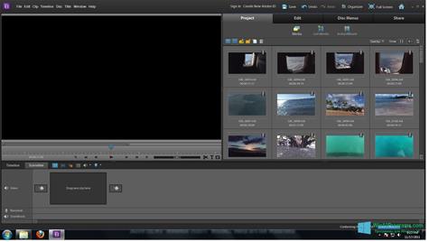 Скриншот программы Adobe Premiere Elements для Windows 10