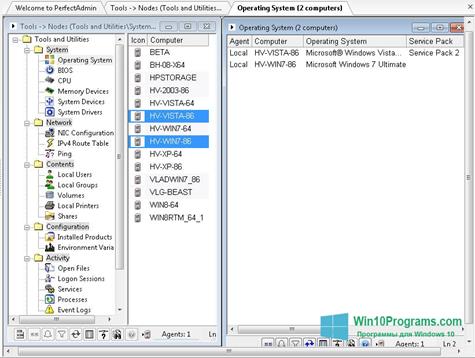 Скриншот программы Remote Administration Tool для Windows 10