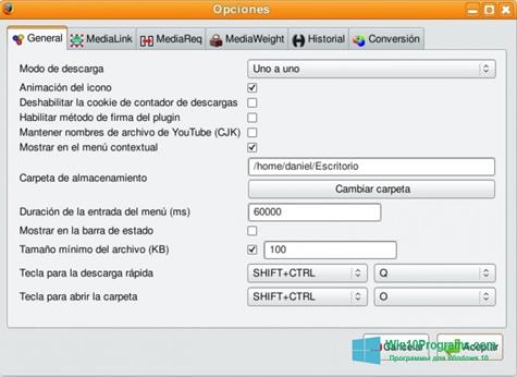 Скриншот программы Video DownloadHelper для Windows 10