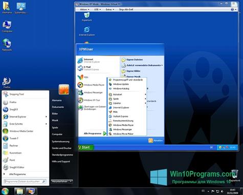 Скриншот программы Windows Virtual PC для Windows 10