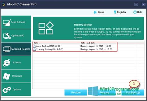 Скриншот программы PC Cleaner для Windows 10