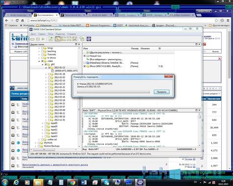 Скриншот программы DMDE для Windows 10
