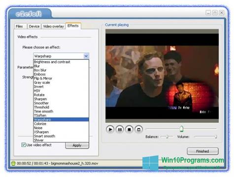 Скриншот программы VCam для Windows 10
