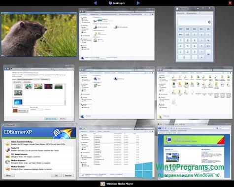 Скриншот программы Dexpot для Windows 10